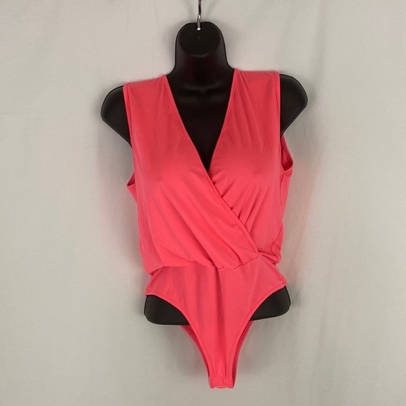 Top Chic Hot Orange One-piece Swimsuit - Picture 1 of 8